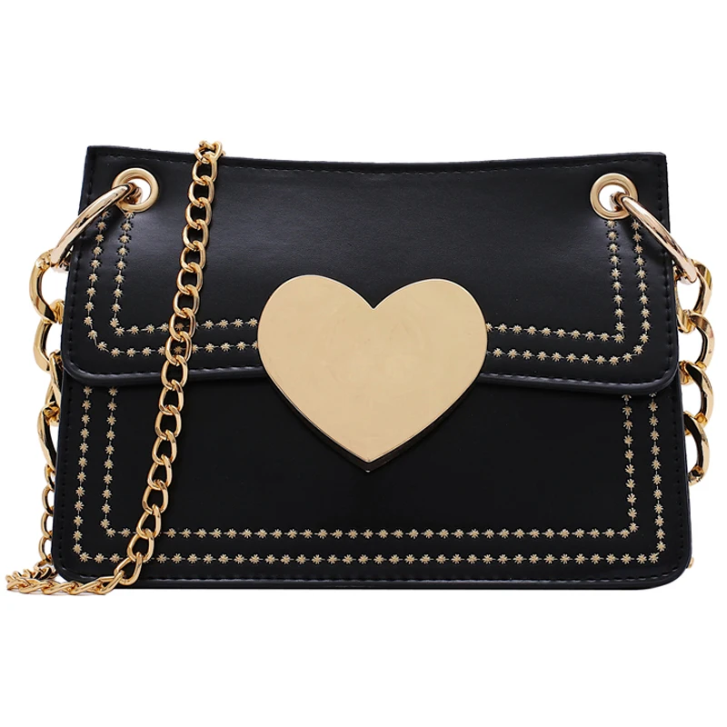 

191015 iVog New Arrival Everyday Ladies Small Crossbody Messenger Handbag Leather cc Fashion Chain Hand Bags for Women 2019
