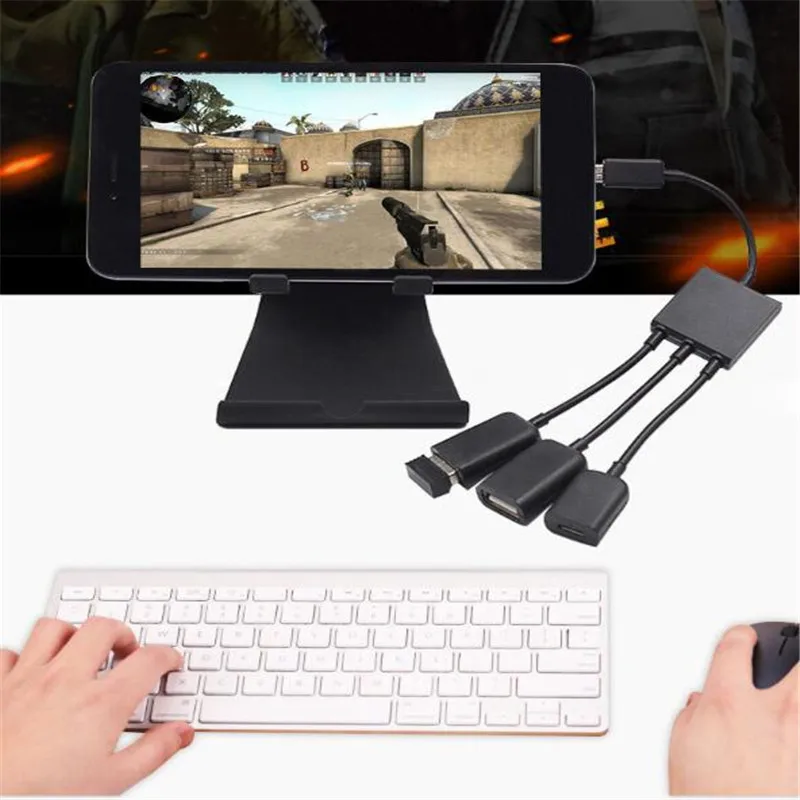 OTG USB 2 0 Pubg контроллер 3 Порты и разъёмы Тип C разъем кабель есть курица игра для