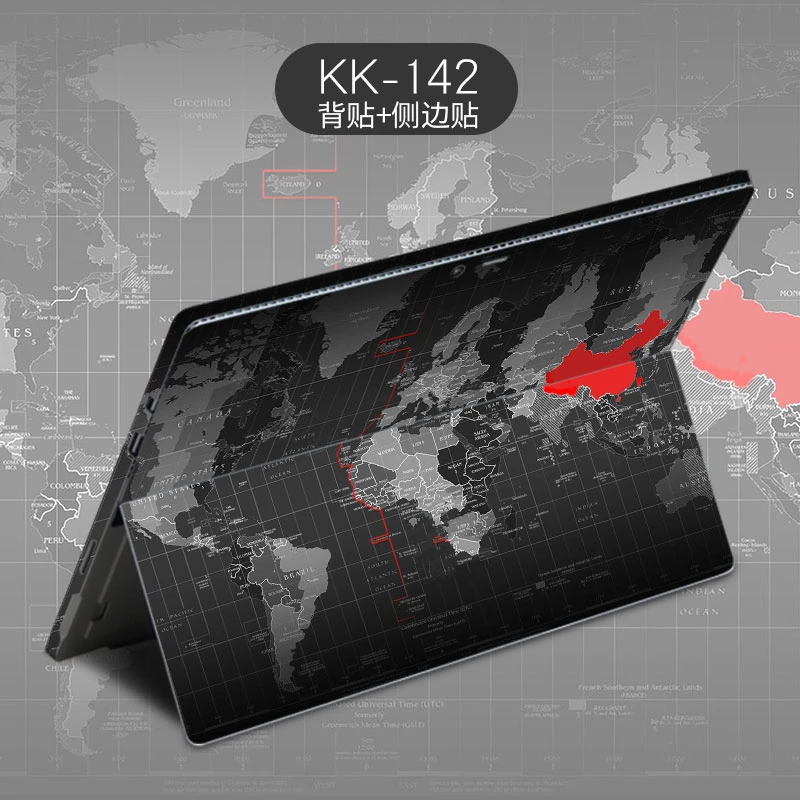 

Vinyl Decal Old Map Laptop Sticker for Microsoft Surface Pro 4 5 6 Tablet Case Cover Skin for Surface Go 13.5 Notebook Sticker