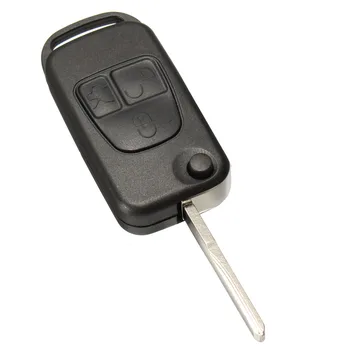 

Replacement 3 Button Remote Key Fob Case Key Shell For Mercedes For Benz ML C CL S Class