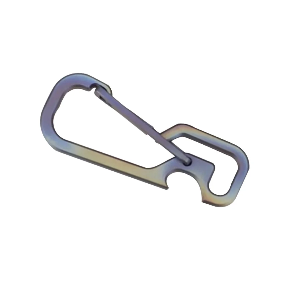 

Hook Keychain Multifunction Quick Release Strong Hanging Mountaineering Buckle Clip Titanium Alloy Traveling Lightweight Outdoor