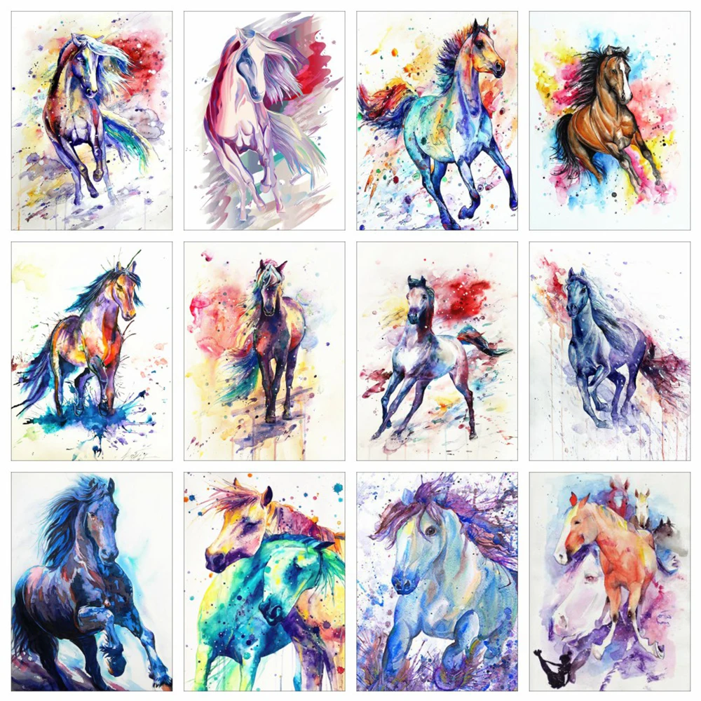 Horse Stickers DIY Arts & Crafts Wall Decoration 