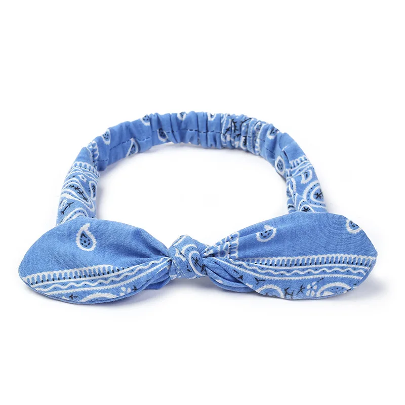 New Girls Vintage Cross Knot Elastic Hairbands Soft Solid Print Headbands Bandanas Girls Hair Bands Hair Accessories For Women hair clips for fine hair