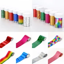 100 см Длина 4 см ширина 24 стиля Фольга для ногтей Лазерная блестящая Смешанная красота Переводные Советы наклейки ремесло DIY Вселенная украшения