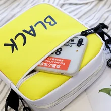 Новая стильная модная сумка на плечо с принтом в Корейском стиле, Повседневная парусиновая мини-сумка на плечо для мобильного телефона