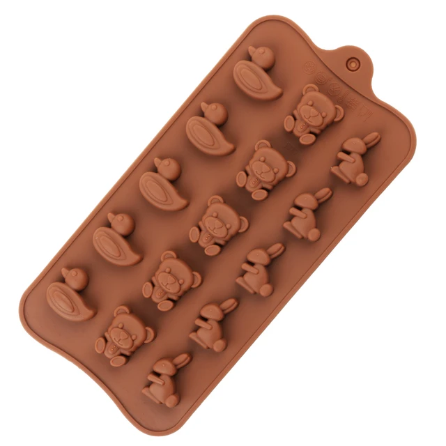 Cute Animal Shaped Silicone Chocolate Mold, Chocolate designs