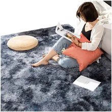 Темно-серый галстук окрашенные плюшевые мягкие ковры для гостиной спальни Противоскользящие коврики водопоглощающие плюшевые мягкие коврики carpete