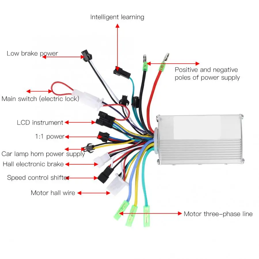 Электрическая схема контроллера электровелосипеда