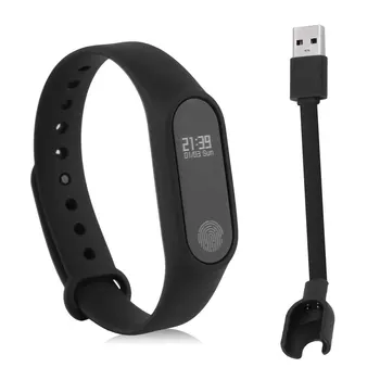 

Portable Heart Rate Monitor Smart Wristband Watch Water Resistance Fitness Pedometer Multi-Functional Sport Bracelet Sport Watch