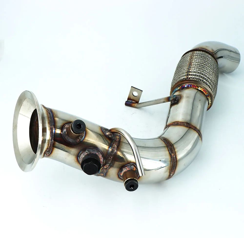 M57N2 Downpipe 335D E90 E91 E92 turbo outlet pipe 535D E60 E61 635D E63 E64 X3 E83 X5 E70 X6 E71 exhaust pipe tube 2.75