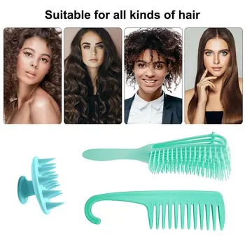 

Detangling Brush Comb for Hair Detangler for African American Hair Kinky Curly / Wet / Dry / Long Thick Hair