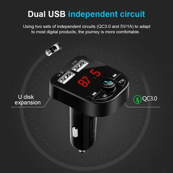 

Bluetooth Version 5.1 New Style Lossless Sound Quality Car MP3 Player FM Transmitters