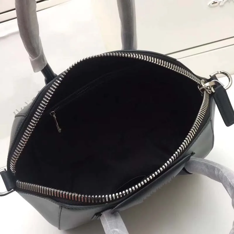 Новая дизайнерская черная кожаная кожаная сумка для женщин, модная сумка через плечо для женщин, первая кожаная сумка для леди