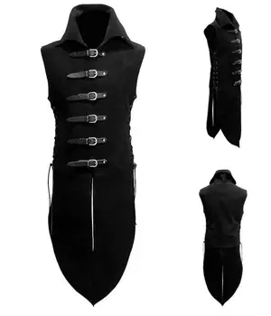 

cosplay costumes Pullover vest, belt buckle, drawstring waist, drama, photo shoot halloween fancy clothes