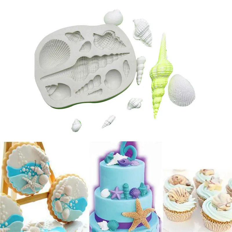 Здоровая форма для выпечки Десерт Морская жизнь торта столовая помадки на торт