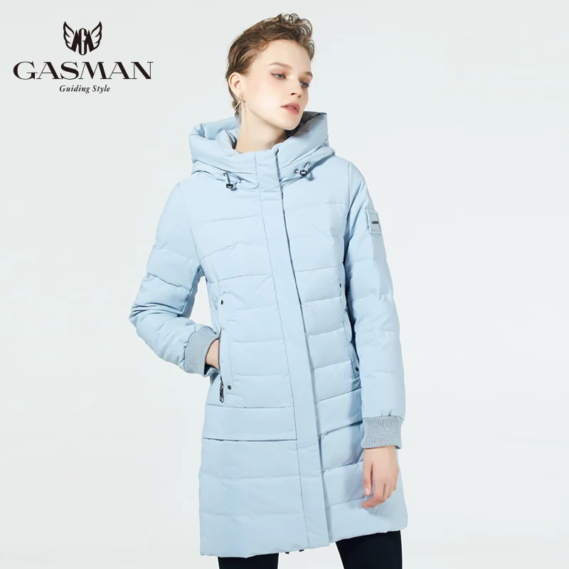 GASMAN пуховик на зиму для женщин куртка зимняя женская теплая парка с капюшоном пальто Женская новая зимняя коллекция