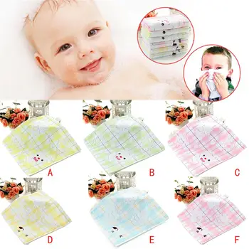 

11.81*11.81 In Double Layer Purified Cotton Fabrics Cartoon Printing Children Present Innovative Baby Towel