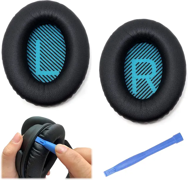 Replacement Ear Pads For Bose QuietComfort QC35 & QC45 Headphones - Multicolor Set