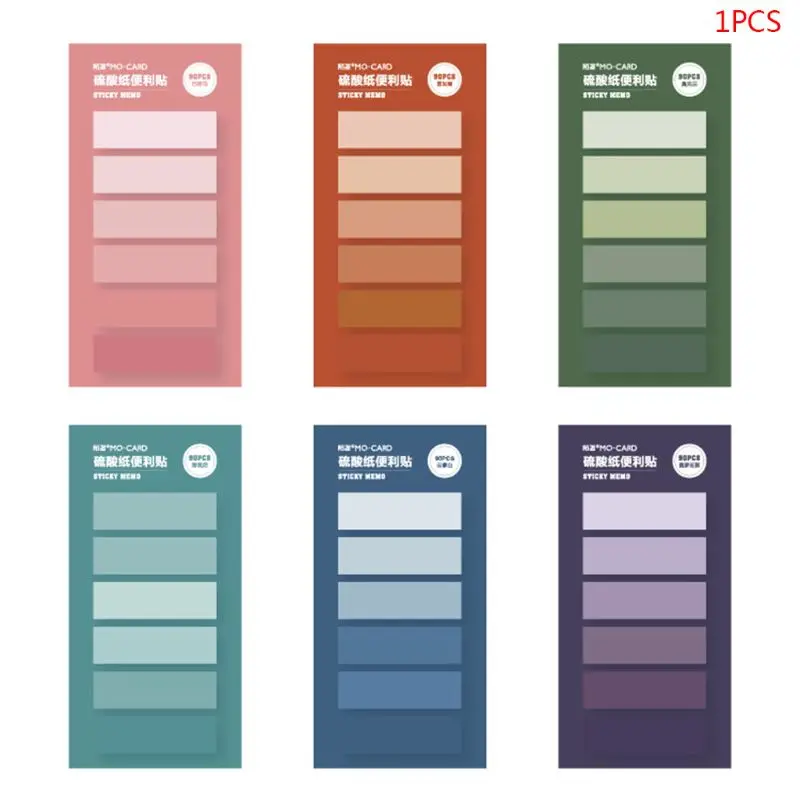 

Gradient Paper Sticky Note Index Message Sticker Memo Pad Label