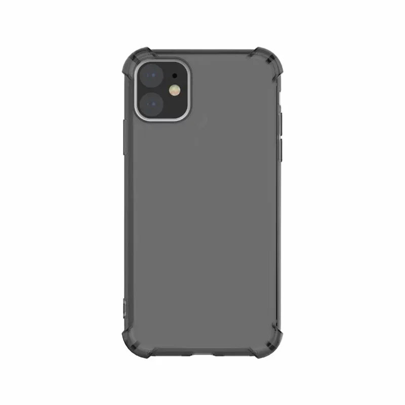 Супер Противоударный Мягкий ТПУ чехол для Iphone 11 5,8 6,1 6,5 дюймов Гибридный четыре красочные телефон Прозрачная крышка 200 шт