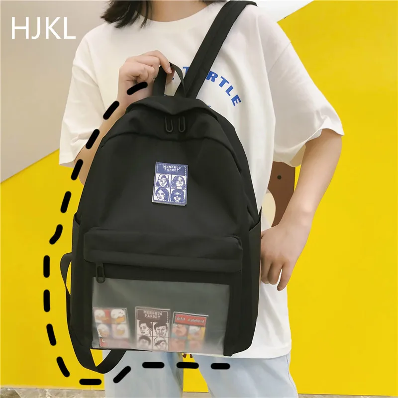 

Multifunction backpack college Large Capacity Nylon school bag preppy style girls bookbag summer Small fresh for Teenagers New