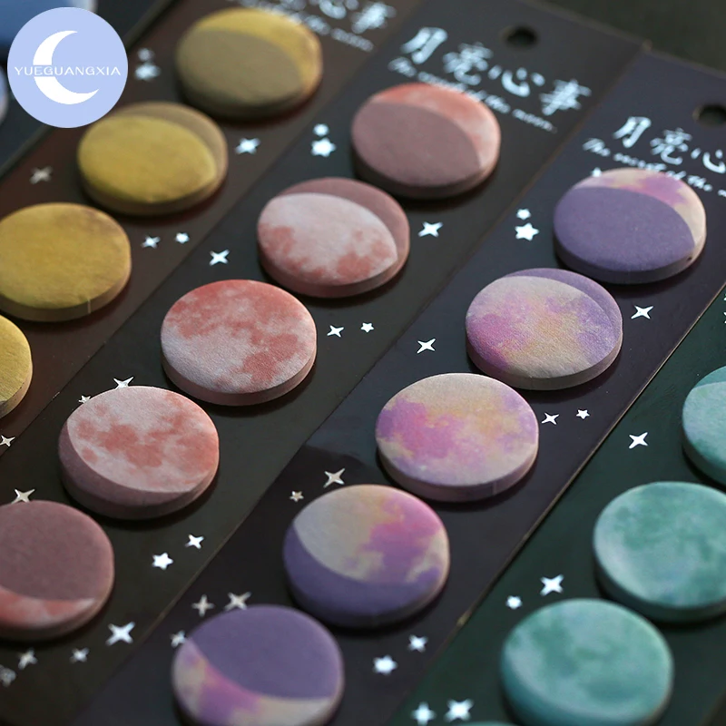 YUEGUANGXIA 150 шт./лот креативный блокнот Dreamy Moon Planet с липкими нотами дневник
