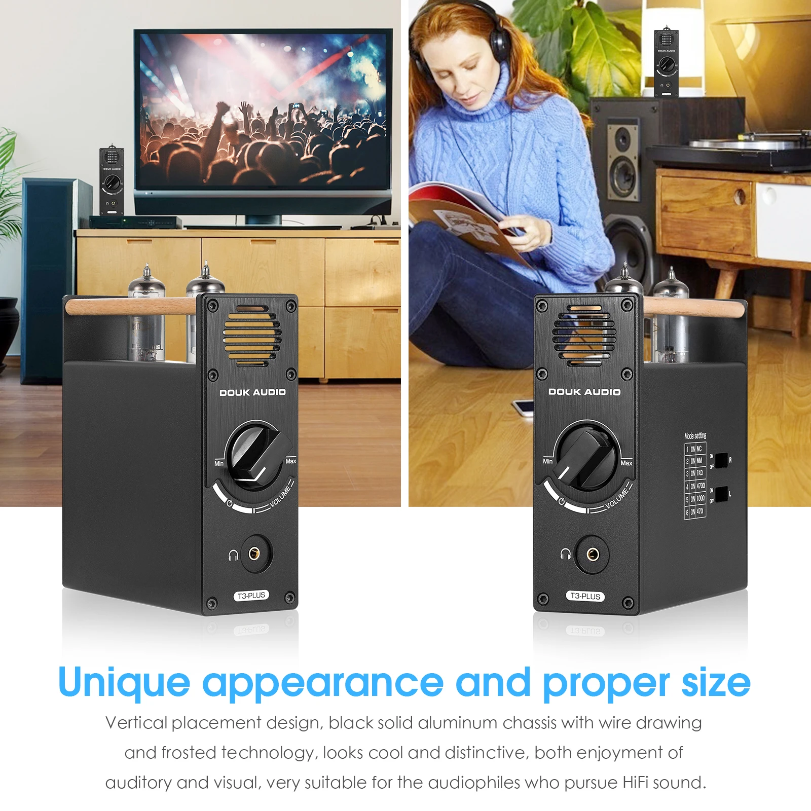 Tubo de Vácuo Estágio para Mesas Pré-amplificador de Fone de Ouvido de Mesa Nobsound Plus Mini Preamp mm - mc Phono Giratórias Amp t3 - Image 5