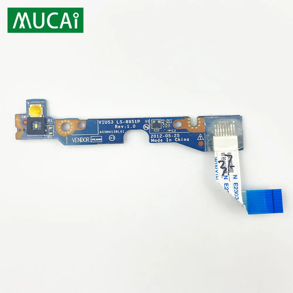 Для Lenovo S300 S310 S400 S405 S410 S415 S40-70 плата кнопки питания ноутбука с кабельным