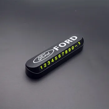 

Car Temporary Parking Card Sticker Phone Number Card Plate For Ford Focus 2 3 4 MK2 3 Fiesta Mondeo Escape Kuga Accessories