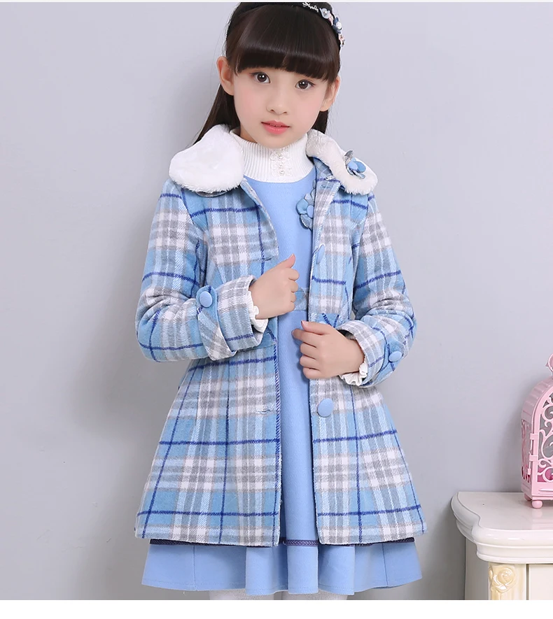 

Специальное предложение, Детская шерстяная одежда, костюм из 2 предметов, Тренч для девочек на осень и зиму, платье-жилет в клетку, комплект детской шерстяной одежды, X486