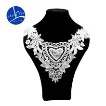 Вышивка шеи воротник diy поддельные съемные воротники водорастворимые Женская бутоньерка трехмерные кружевные аксессуары