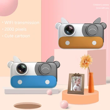 

Children Wifi Mini Digital Camera 1080P HD Video Camera Camcorder 2000W WIFI Kids Camera Cute Cartoon Camera Toys Gift for Kids