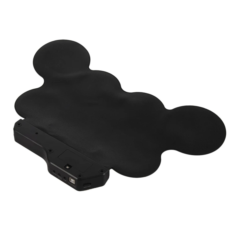 Portable Electronic Drum Digital USB 7 Pads Roll up Drum Set Silicone Electric Drum Pad Kit With DrumSticks Foot Pedal