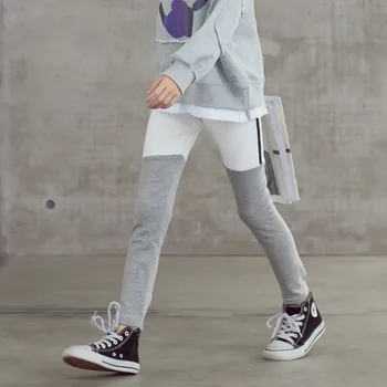 

Korean Autumn Girls Patchwork Pants 2020 New Children Clothes Teen Girls Casual Leggings Fashion Kids Cotton Slim Pants, #9119