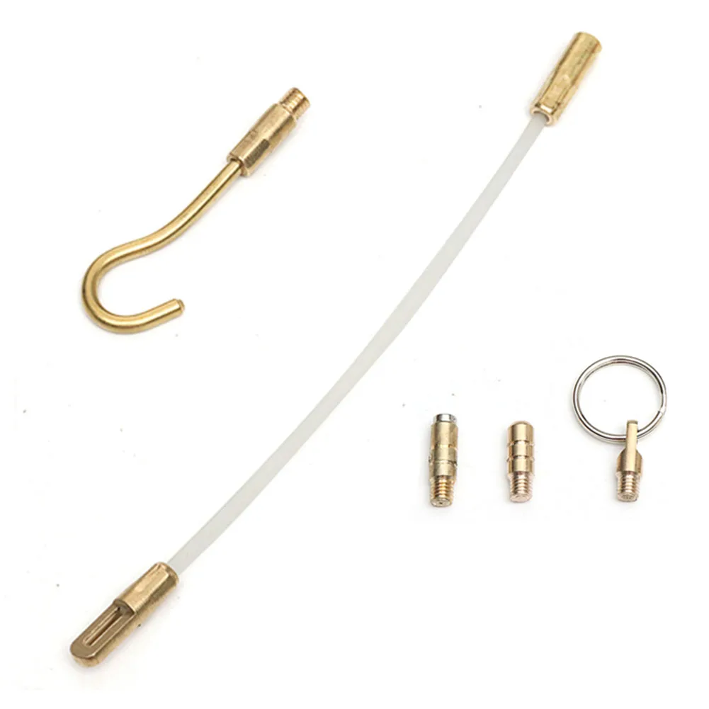 4mm 33cm Wire Threader Guide Device Home Improvement Connectable Fiberglass Fish Tape Set Electric Cable Puller Push Snake Wall cable puller
