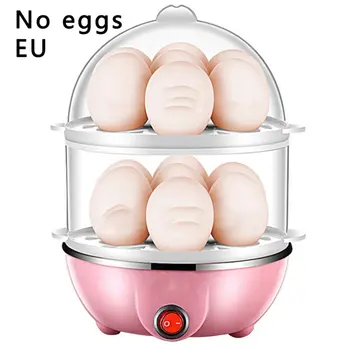

Multifunctional Automatic Power-off Double Layer Egg Cooker Stainless Steel Home Small Breakfast Machine