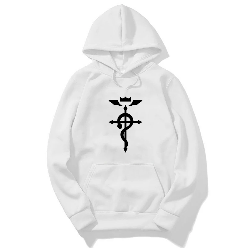 Hoodie 4 Ботинки для косплейного костюма «Стальной Алхимик»; ботинки в стиле с принтом толстовки с капюшоном и длинными рукавами для Для мужчин осень Повседневное Harajuku кофты унисекс в стиле «хип-хоп» с капюшоном Повседневная одежда - Color: Hoodie 4