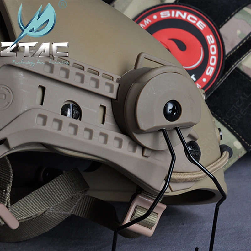 Z-Tac Airsoftsports шлем рельсовый адаптер FMA USSF OPS Core EXFIL Bump для Sordin Softair тактическая гарнитура и шлем серии Z150
