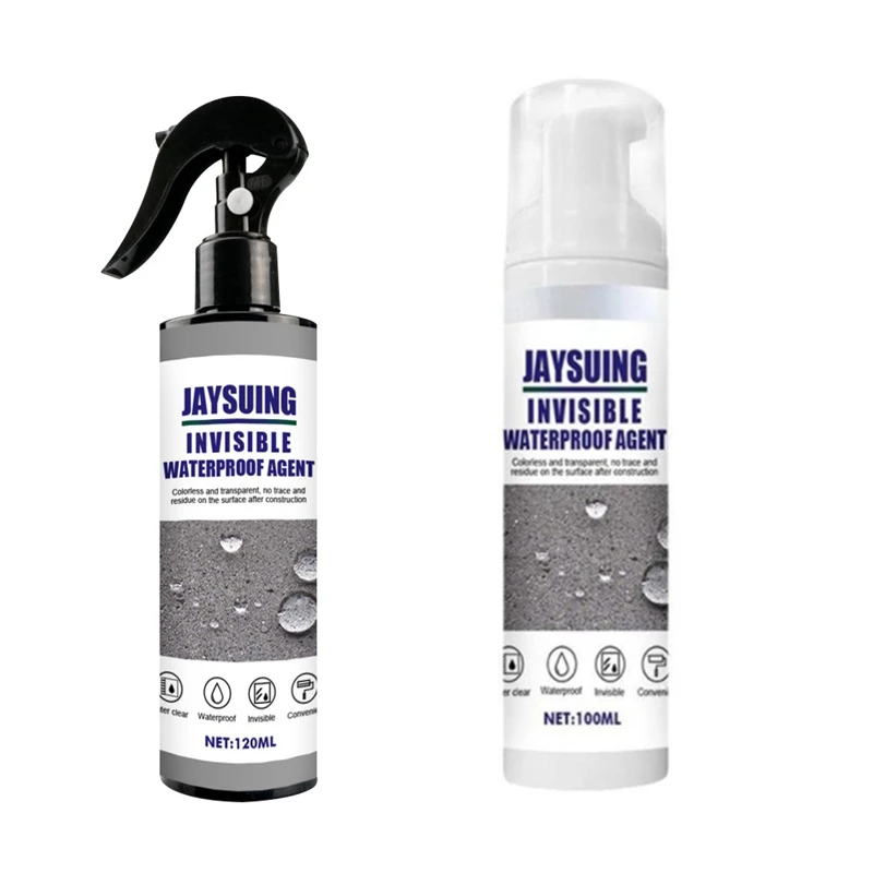 JAYSUING – Spray d'étanchéité Invisible, Agent d'étanchéité Super fort,  Spray Anti fuite, 120Ml et 100Ml, 2 pièces | AliExpress