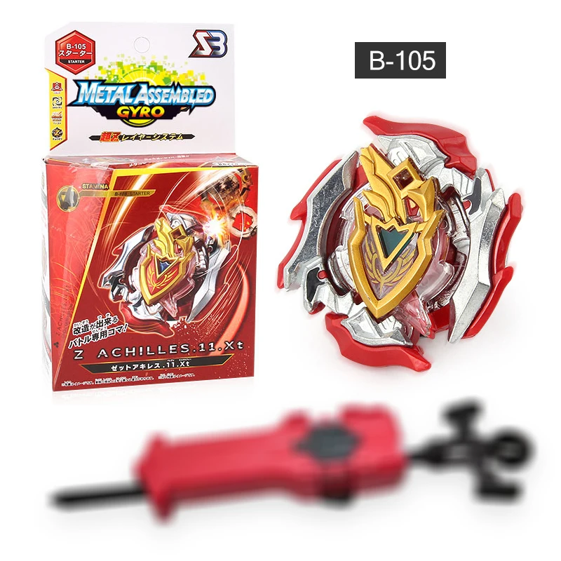 Bey Battle Blade Boy Toy Blade Burst GT Gyro Launcher, рождественский подарок, детские игрушки, набор, вращающиеся топы, тупи, металл, Fusion Evolution - Цвет: B-105