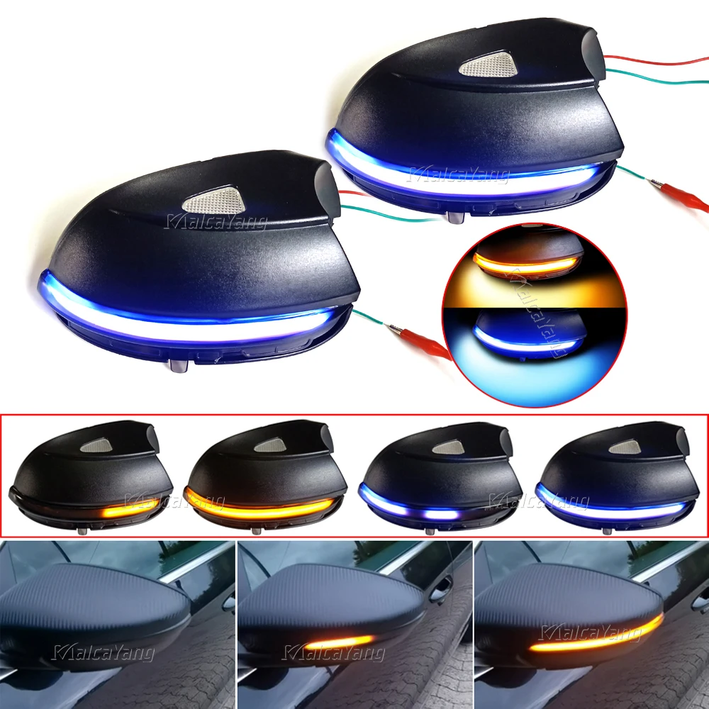 

LED Side Wing Dynamic Turn Signal Light Rearview Mirror Indicator For VW Passat CC B7 Beetle Scirocco Jetta MK6 Euro PR