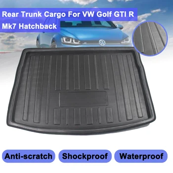 

For VW Golf GTI R Mk7 Hatchback 2013 2014 2015 2016 - 2018 Cargo LinerBoot Tray Rear Trunk Cover Matt Mat Floor Carpet Kick Pad
