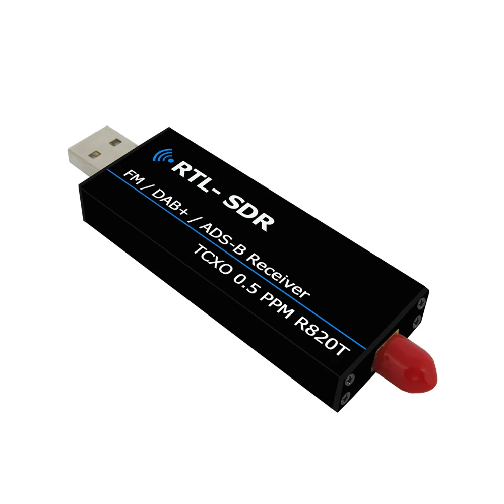 

USB RTL-SDR Dongle RTL2832u RTL SDR Receiver R820t2 with 0.5ppm TCXO SMA MJZSEE A300U
