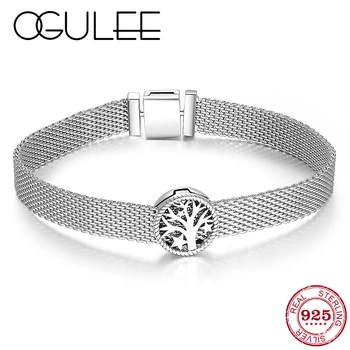 

2020 Hot 925 Sterling Silver Star Tree Clip Beads Charm Bracelet fit Original Reflection Bracelets Clip Beads Jewelry Making