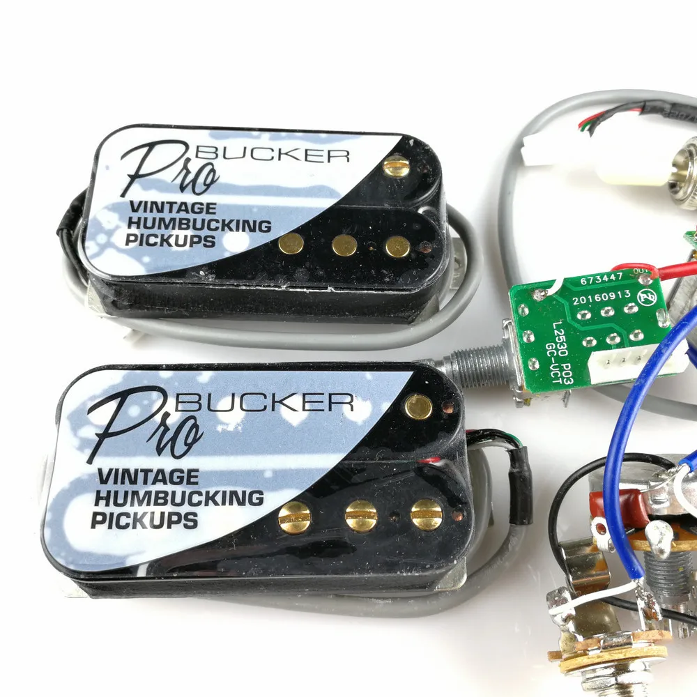 1 Набор LP Стандартный ProBucker шеи и моста электрогитара черный Humbucker пикапы с Pro