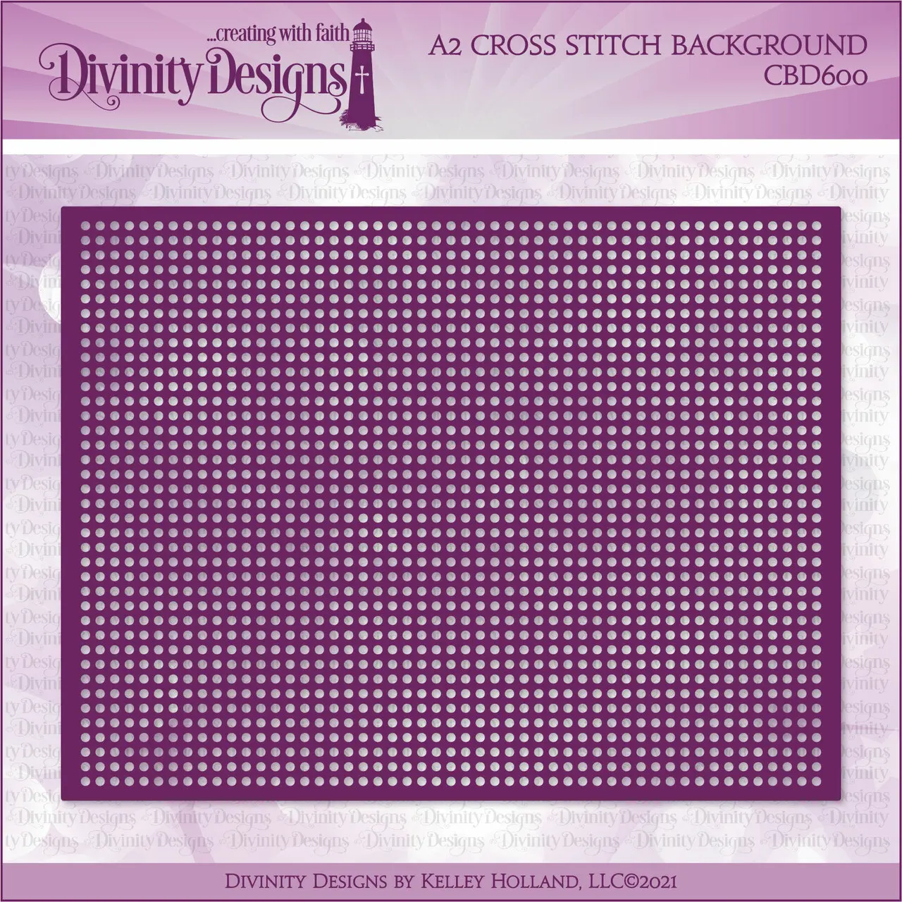 New A2 Cross Stitch Background Metal Cutting Dies Cut Die Mold Card