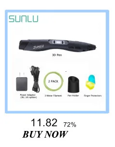 SUNLU Оригинальные 3d ручки для принтера SL-300A для PLA PCL ABS нити 1,75 мм интеллектуальная 3D Ручка для детей Dooling с светодиодный экраном