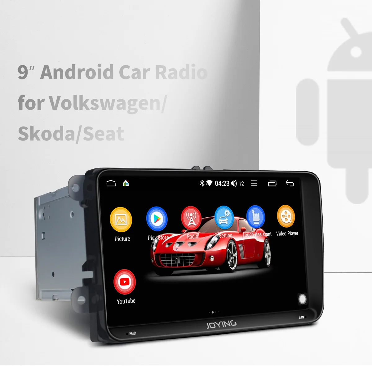 Cheap JOYING 2GB RAM Android 8.1 car autoradio stereo DSP for Golf Caddy EOS head unit for Passat Polo Tiguan GPS player for Skoda 0