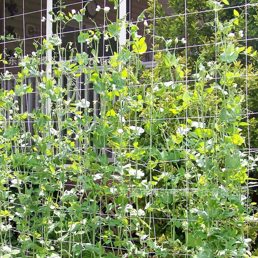 Plant Trellis Netting Polyester Plant Support Vine Climbing Hydroponics Garden Net Accessory for Green Pea Cucumber Tomatoes