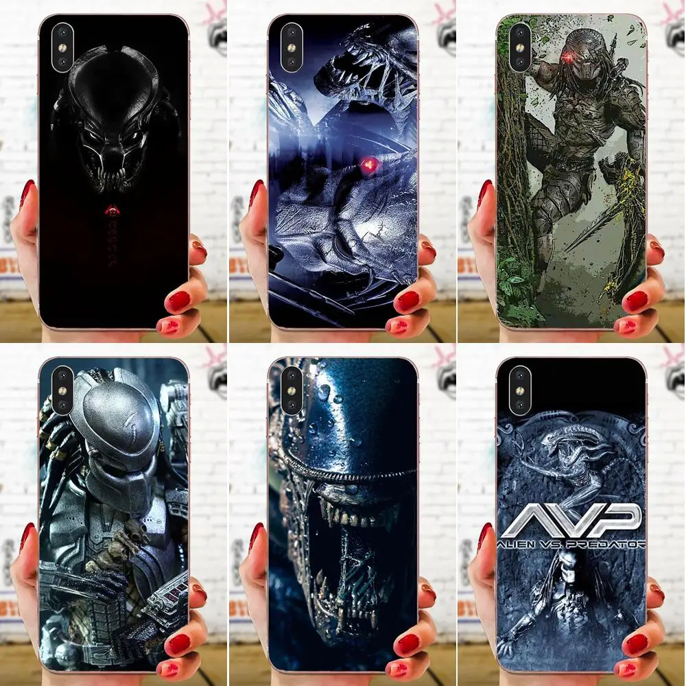 ТПУ силиконовый чехол Alien Predator для LG K50 Q6 Q7 Q8 Q60 X Power 2 3 Nexus 5 5X V10 V20 V30 V40 Q